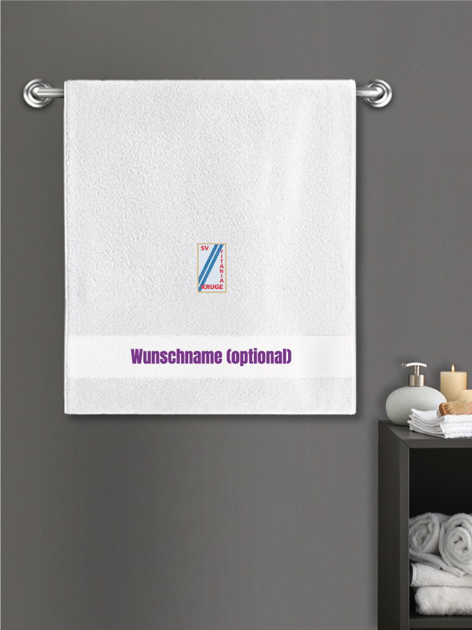 Badehandtuch Team Sticklogo