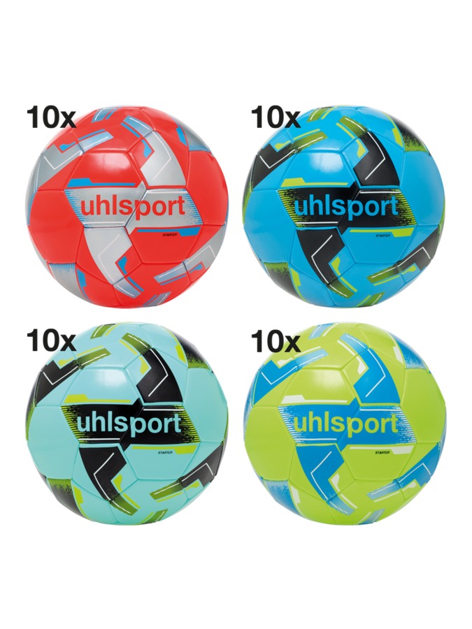 uhlsport Starter Lot (4x10 Balls Assort.)
