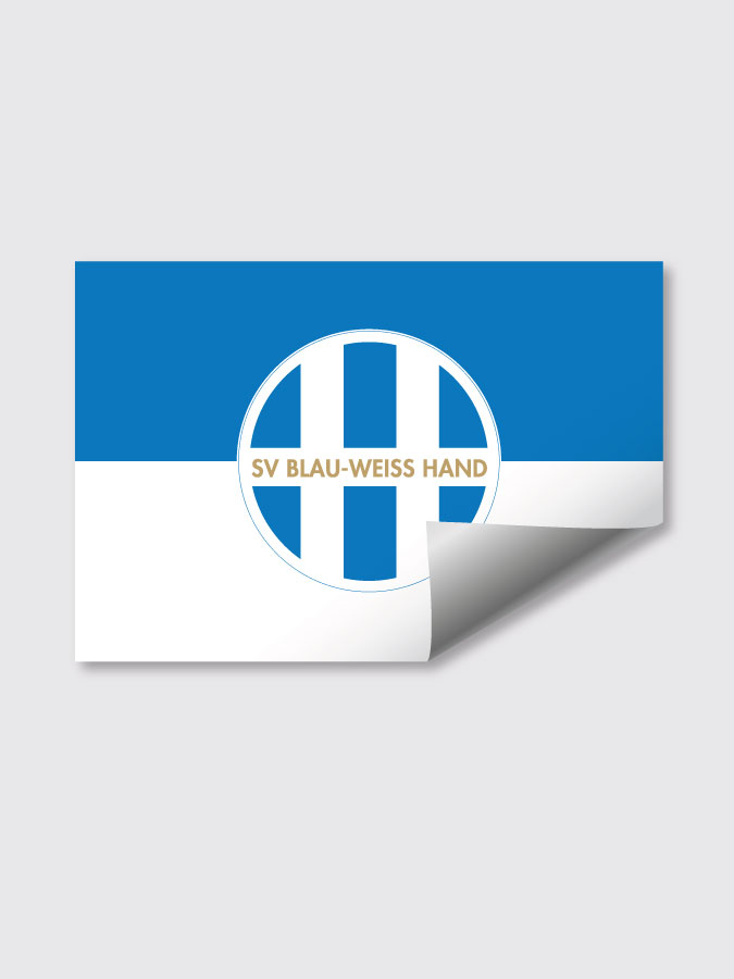 Aufkleber DIN A7 Logo