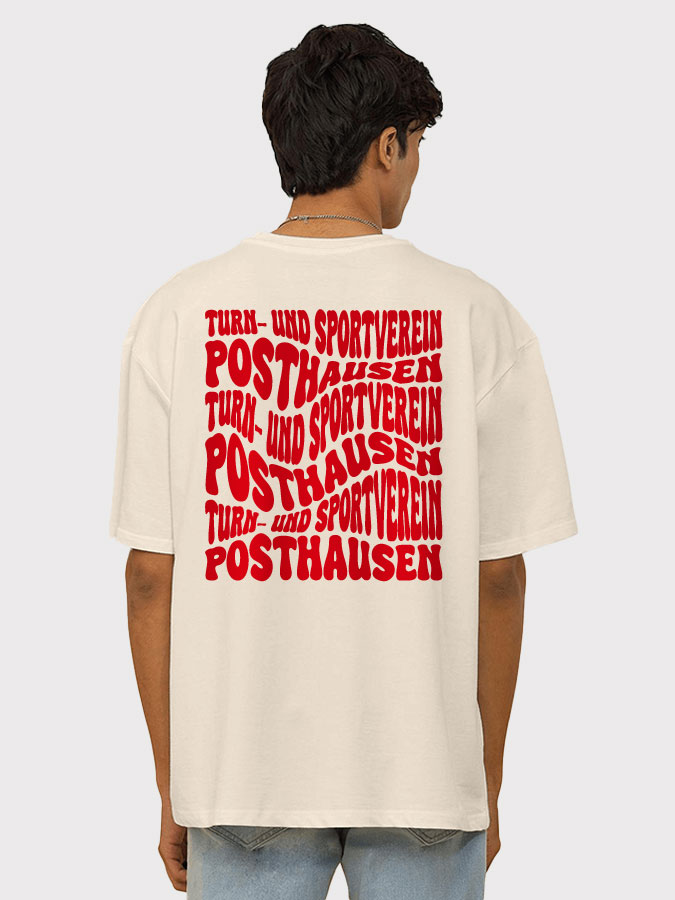 Oversized Shirt Wavy Herren