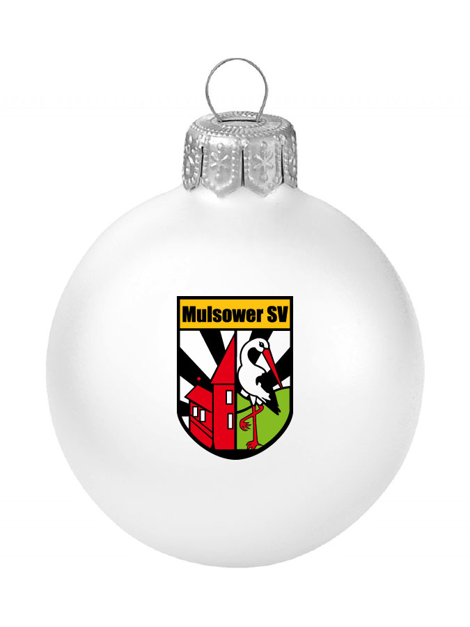 Weihnachtskugel Logo 8cm