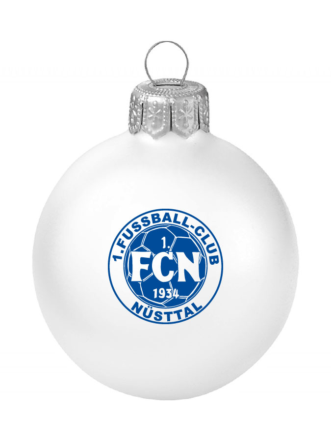 Weihnachtskugel Logo 8cm