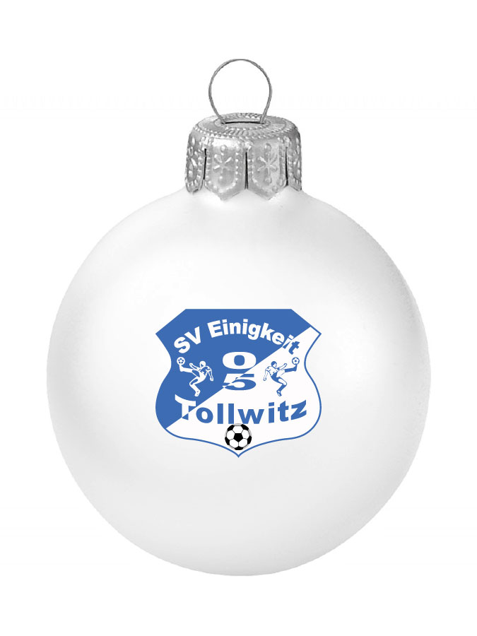 Weihnachtskugel Logo 8cm