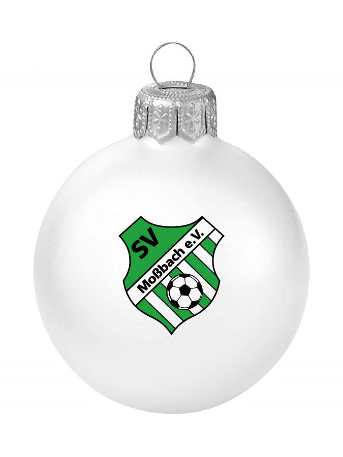 Weihnachtskugel Logo 8cm