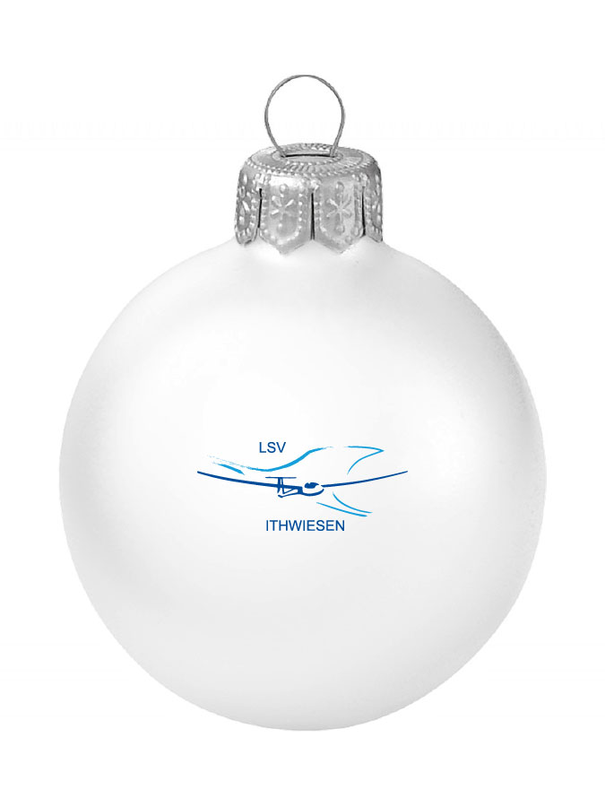 Weihnachtskugel Logo 8cm