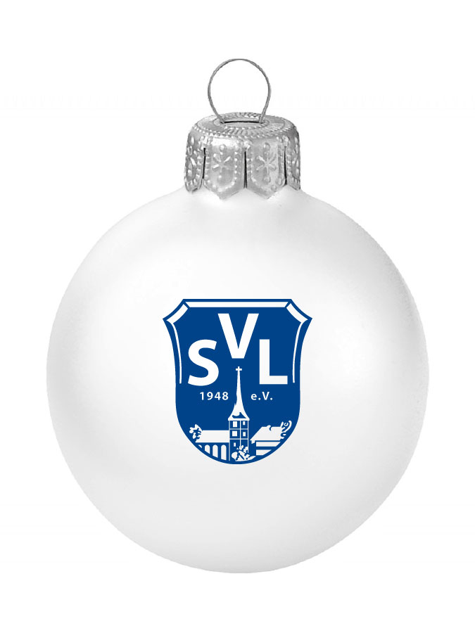 Weihnachtskugel Logo 8cm