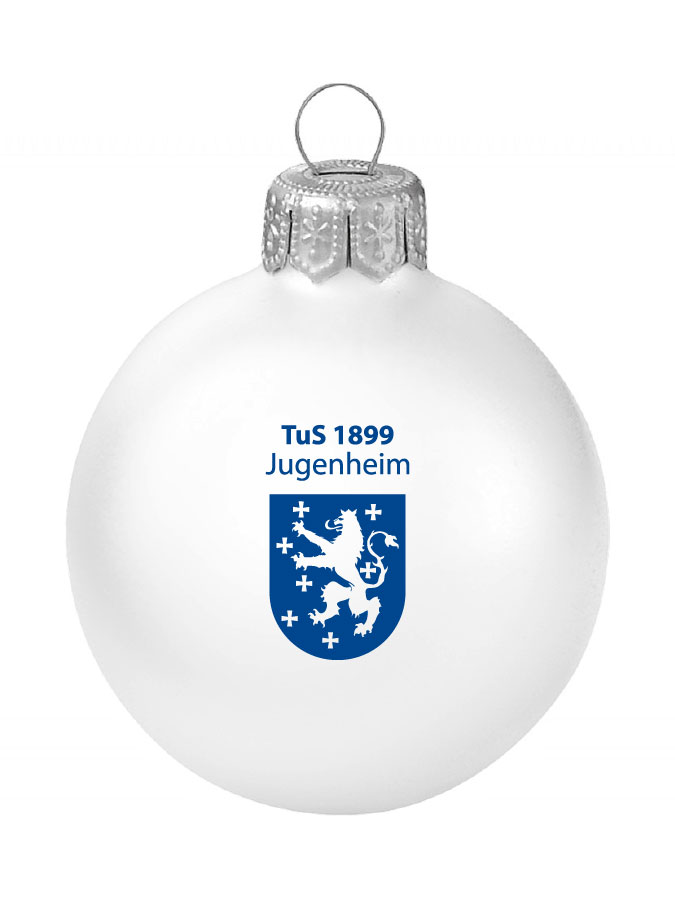 Weihnachtskugel Logo 8cm
