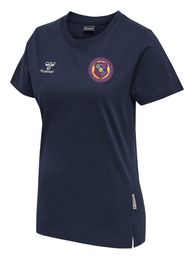 Hummel Move Grid Cotton T-Shirt Wom Damen