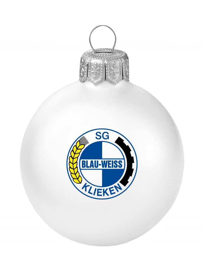 Weihnachtskugel Logo 8cm