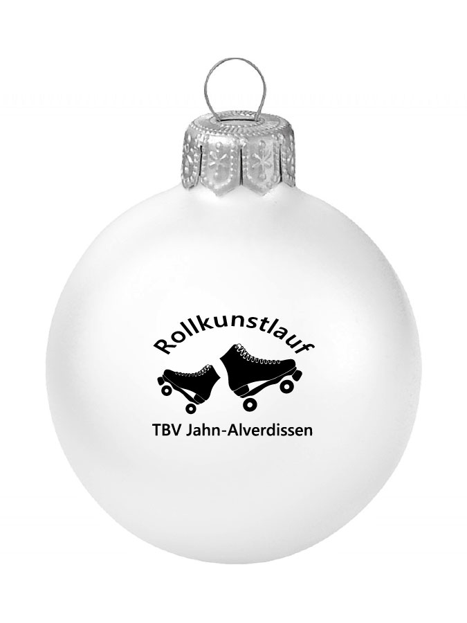 Weihnachtskugel Logo 8cm
