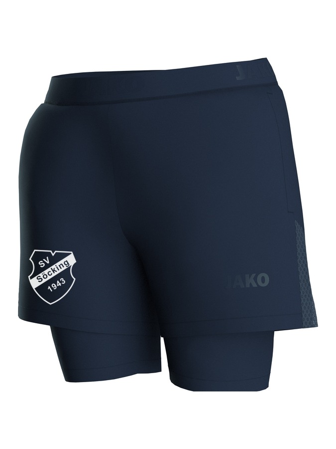 Jako 2-in-1-Short Power Damen