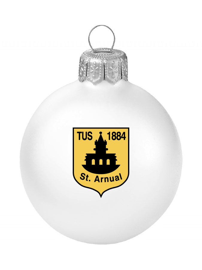 Weihnachtskugel Logo 8cm