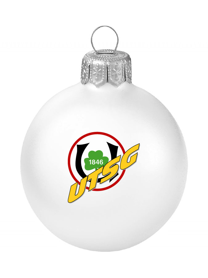 Weihnachtskugel Logo 8cm