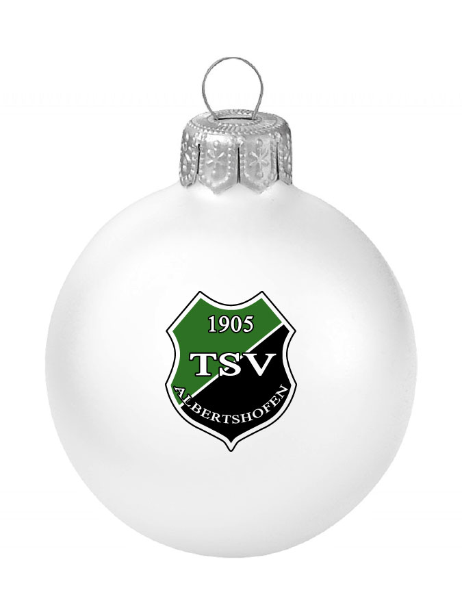 Weihnachtskugel Logo 8cm