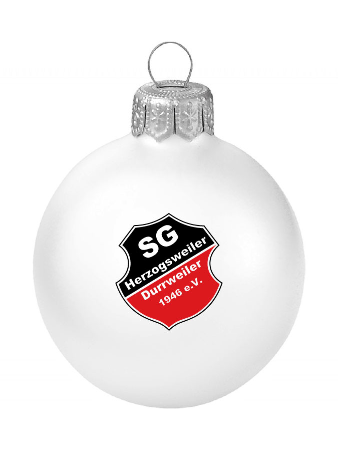 Weihnachtskugel Logo 8cm