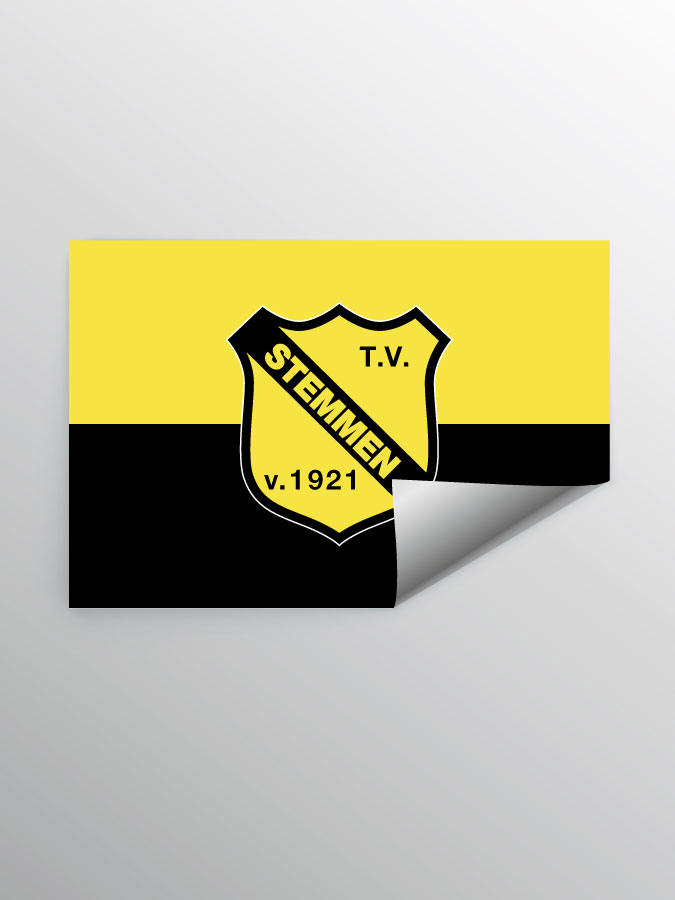 Aufkleber DIN A7 Logo