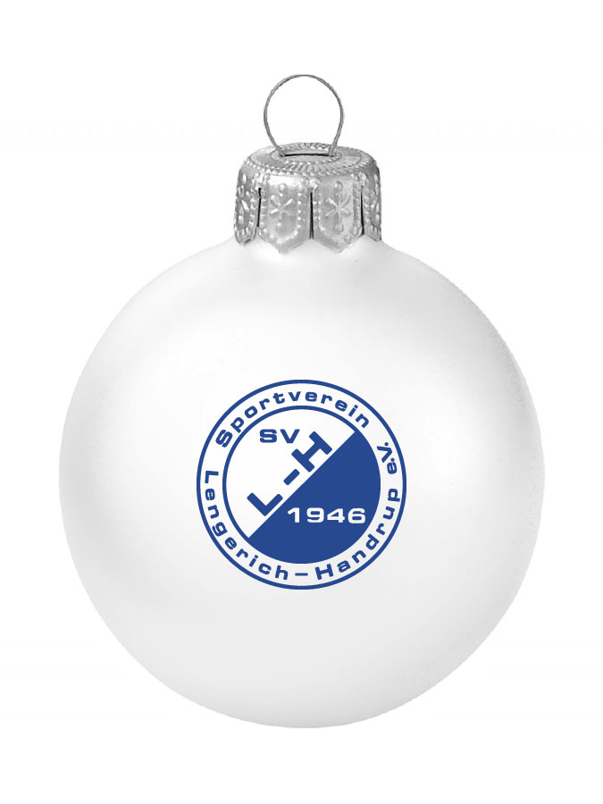 Weihnachtskugel Logo 8cm