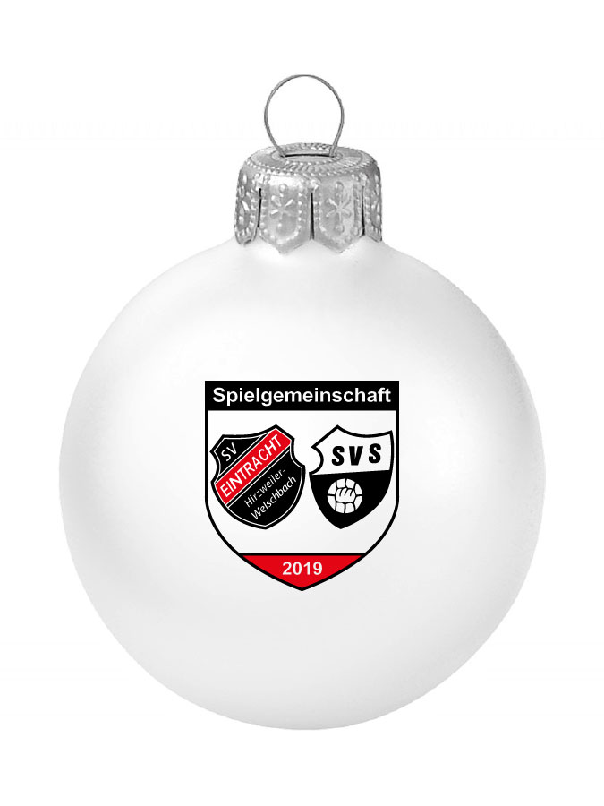 Weihnachtskugel Logo 8cm