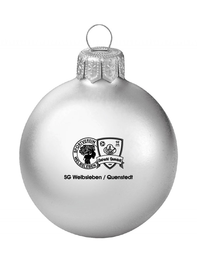Weihnachtskugel Logo 8cm