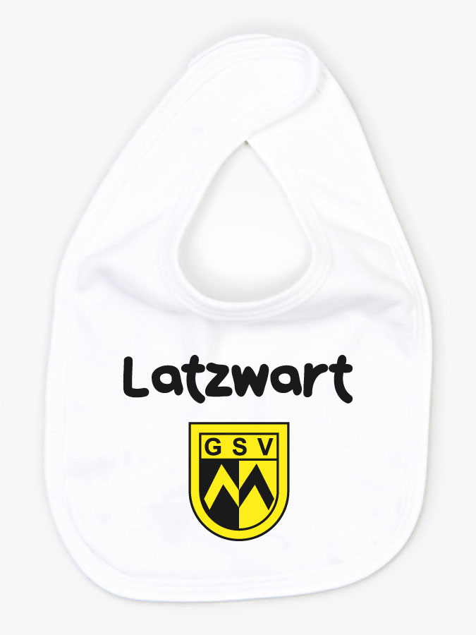 Babylätzchen Latzwart