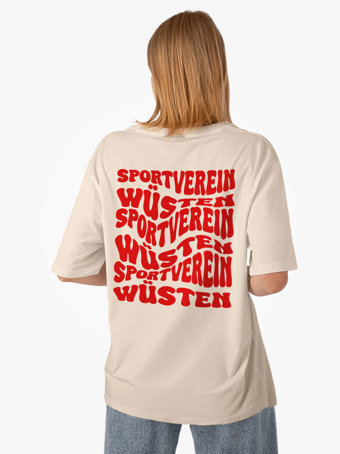 Oversized Shirt Wavy Damen