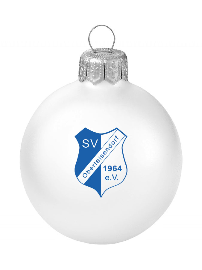 Weihnachtskugel Logo 8cm
