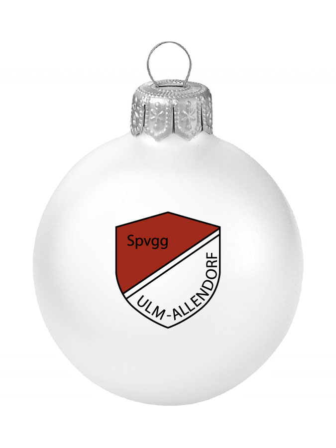 Weihnachtskugel Logo 8cm