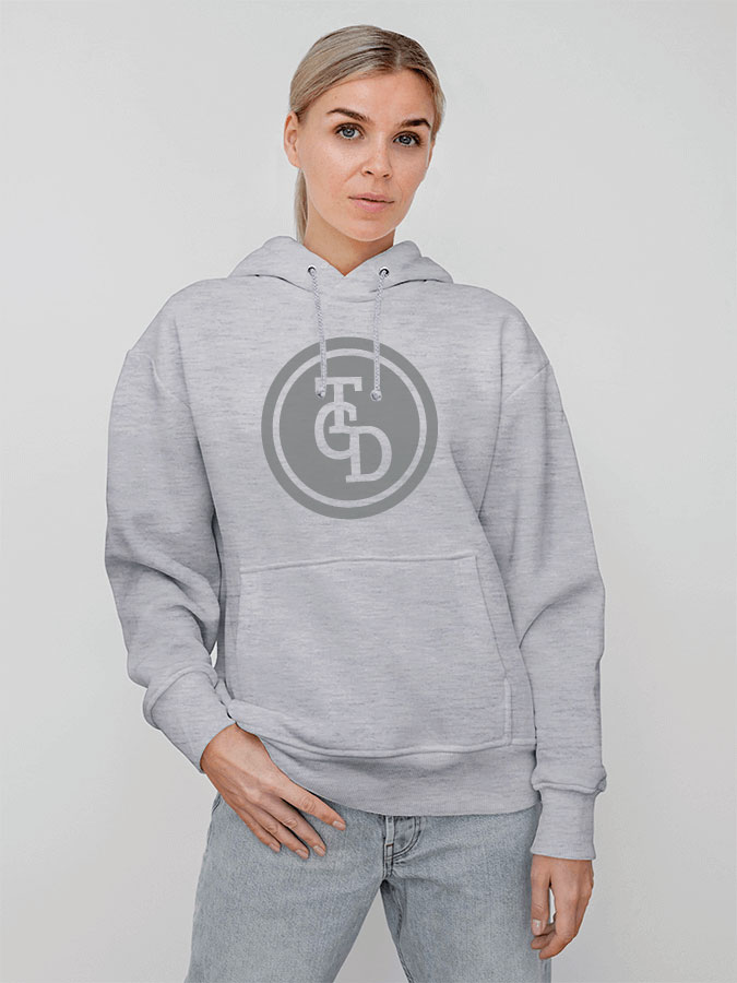 Hoodie All Grey Damen