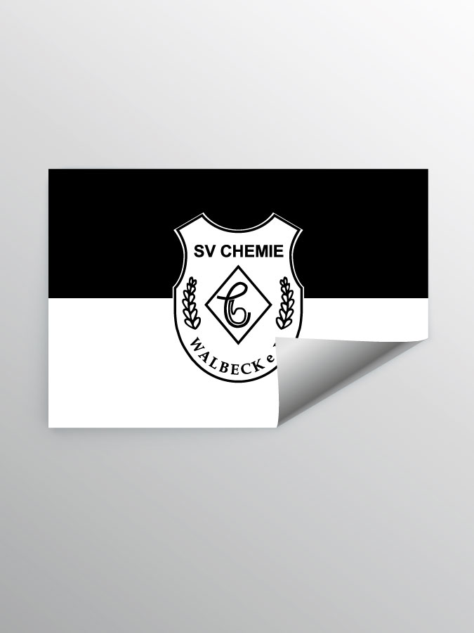Aufkleber DIN A7 Logo