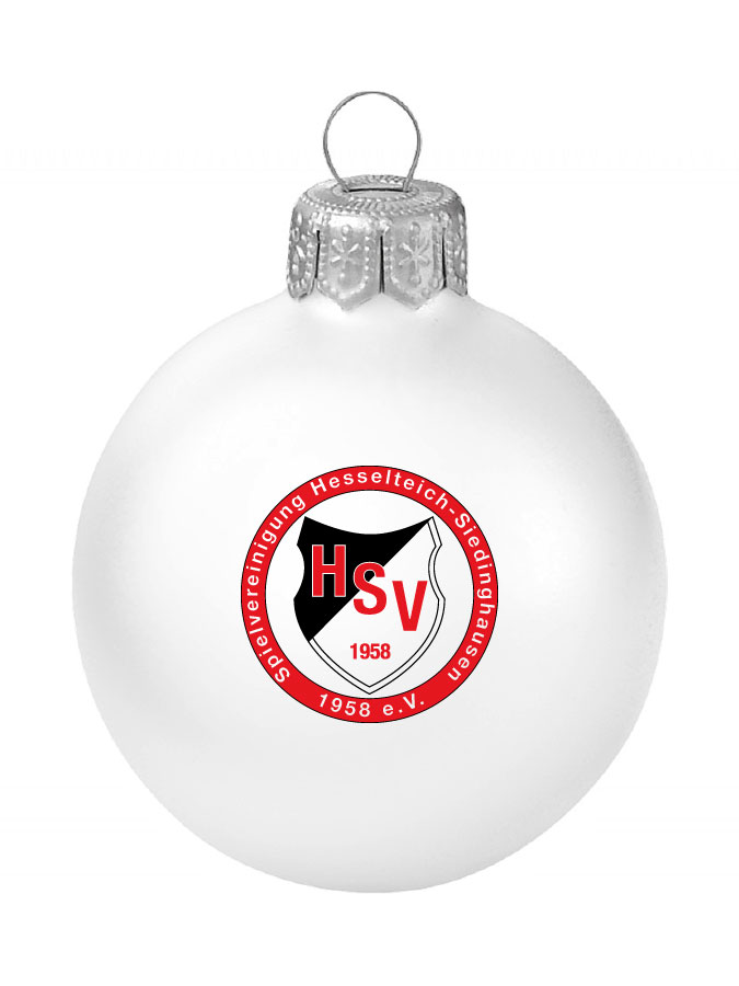 Weihnachtskugel Logo 8cm