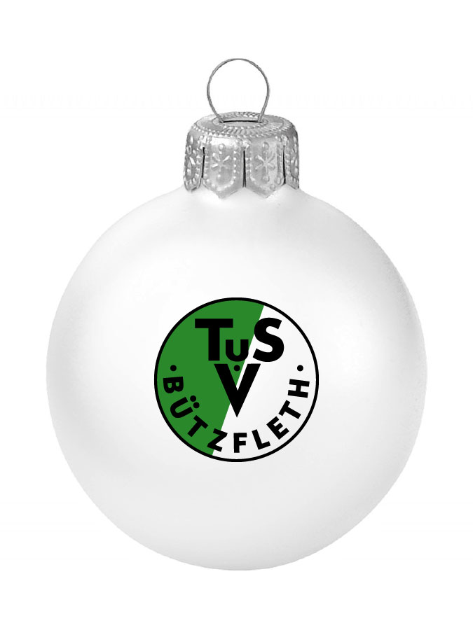 Weihnachtskugel Logo 8cm
