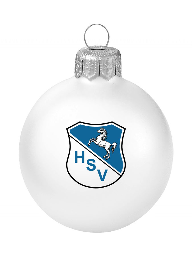 Weihnachtskugel Logo 8cm