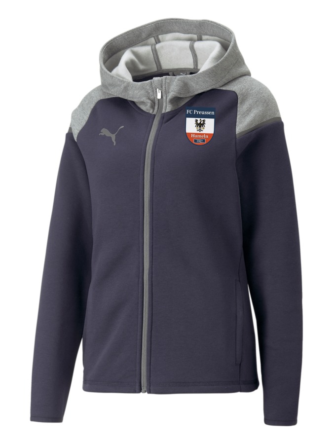 PUMA teamCUP Casuals Kapuzenjacke Damen