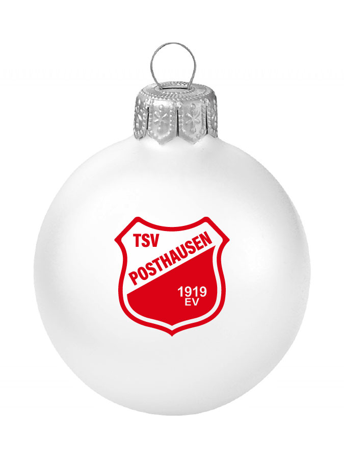 Weihnachtskugel Logo 8cm