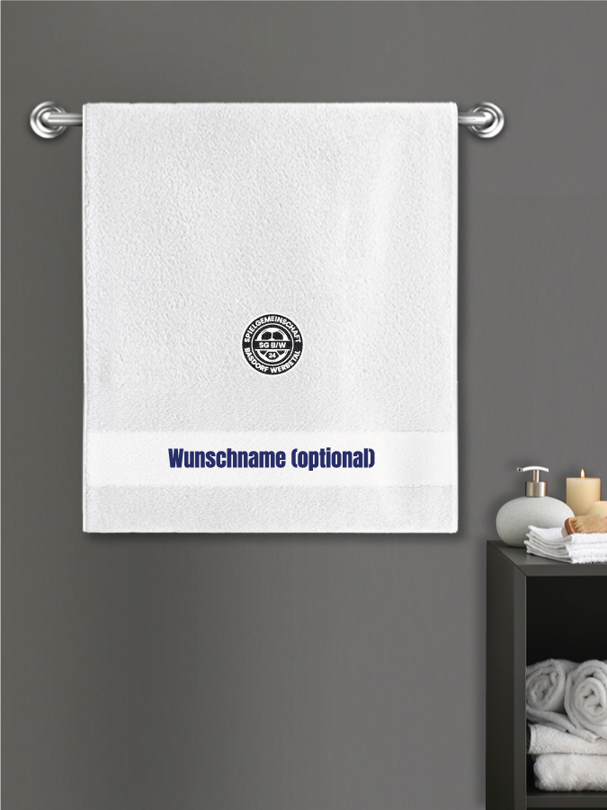 Badehandtuch Team Sticklogo