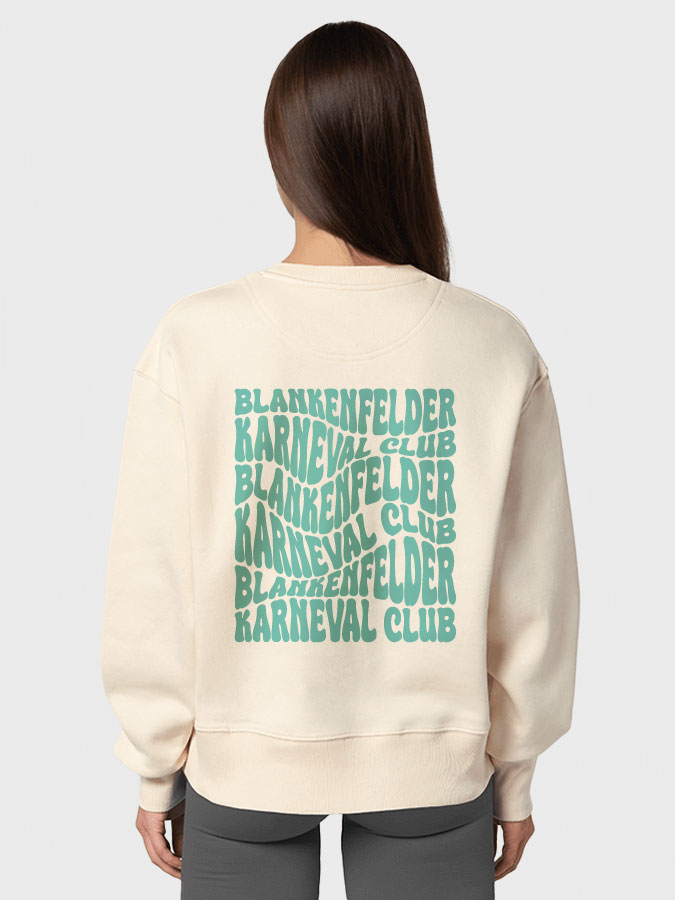 Sweatshirt Oversized Wavy Unisex