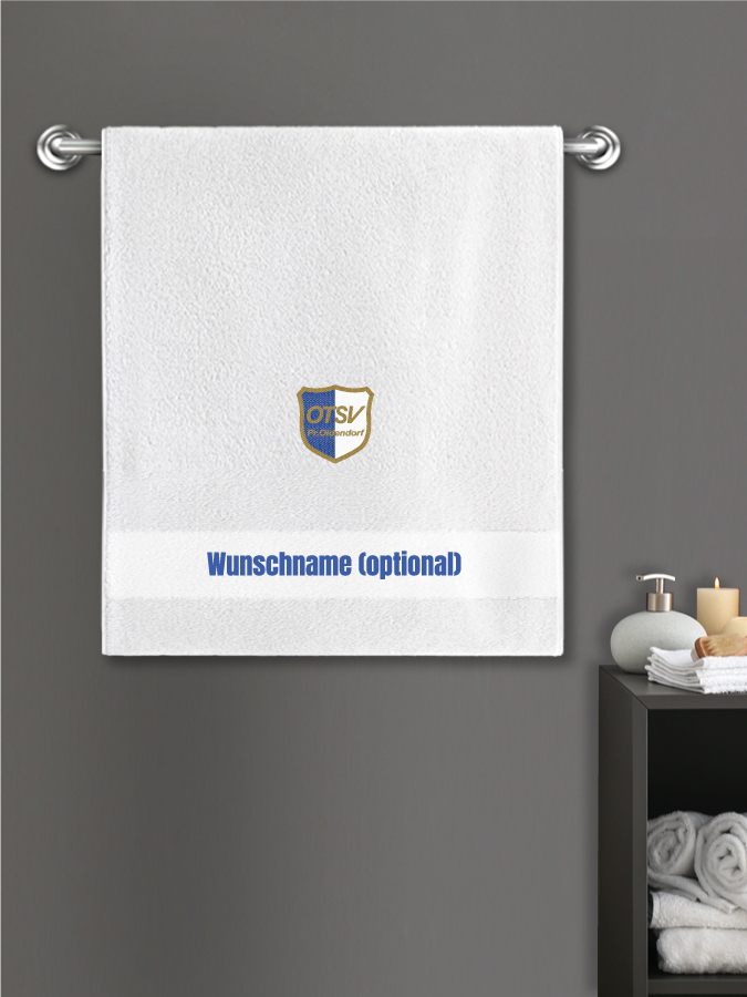 Badehandtuch Team Sticklogo