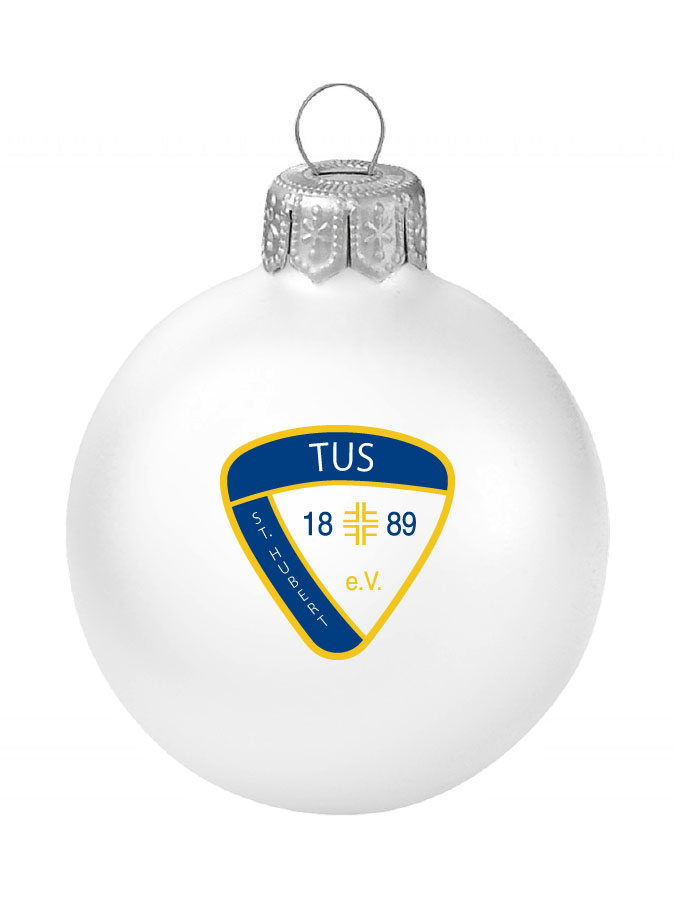 Weihnachtskugel Logo 8cm