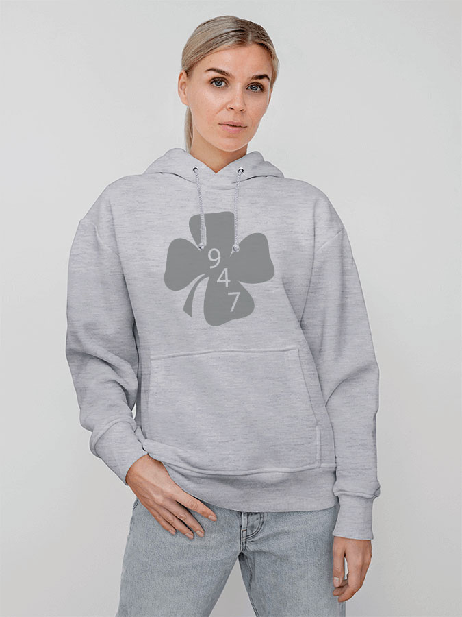 Hoodie All Grey Damen