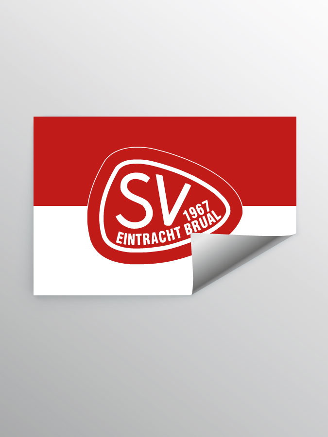Aufkleber DIN A7 Logo