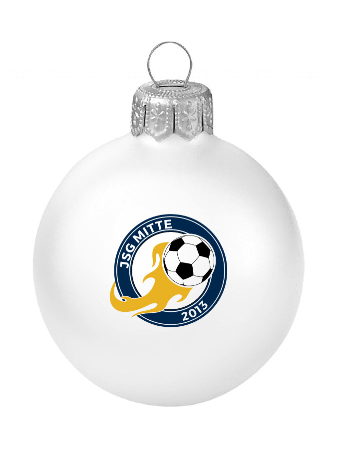 Weihnachtskugel Logo 8cm