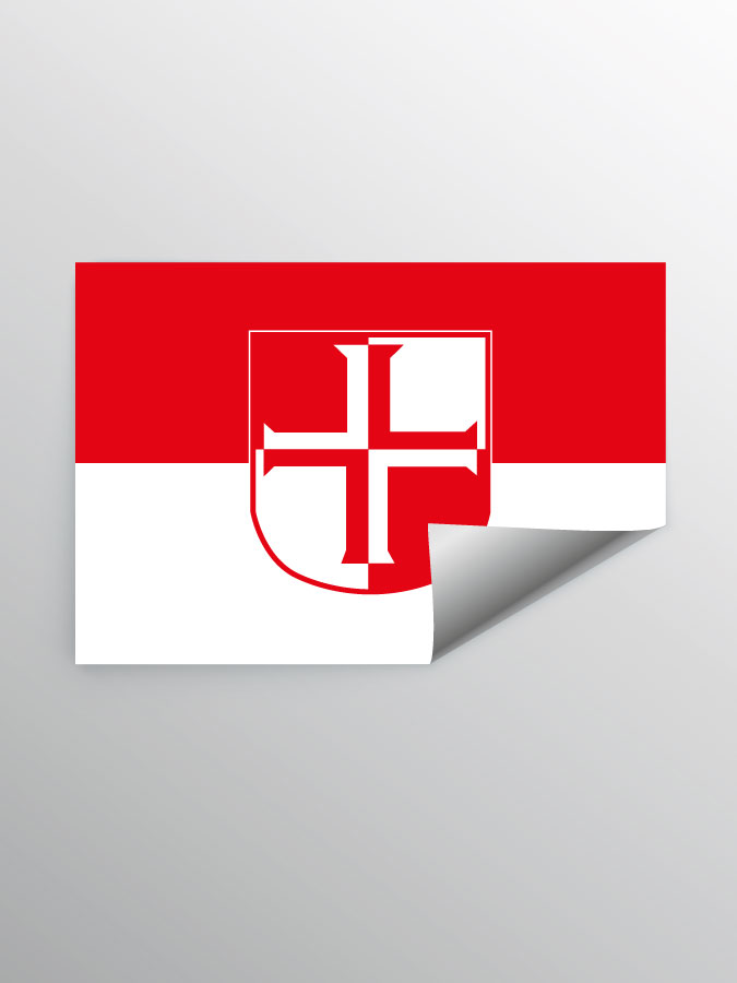 Aufkleber DIN A7 Logo
