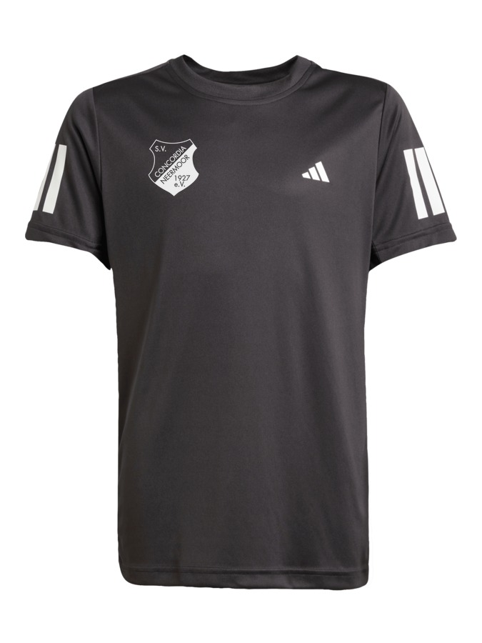 adidas Boys Club Tennis Climacool 3-Stripes T-Shirt