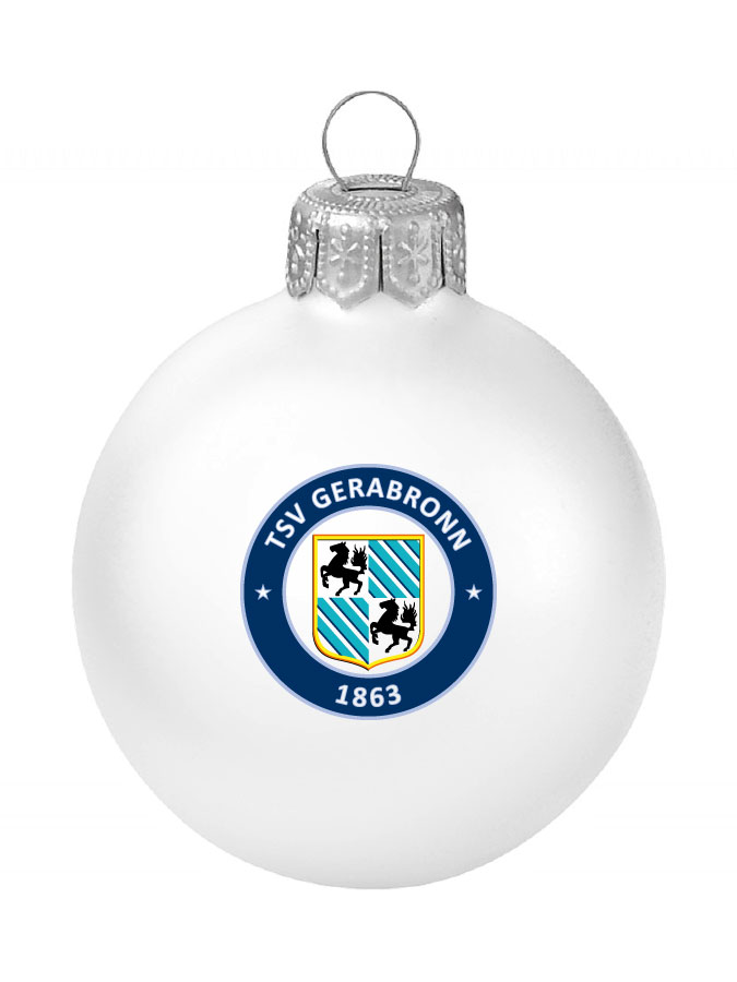 Weihnachtskugel Logo 8cm