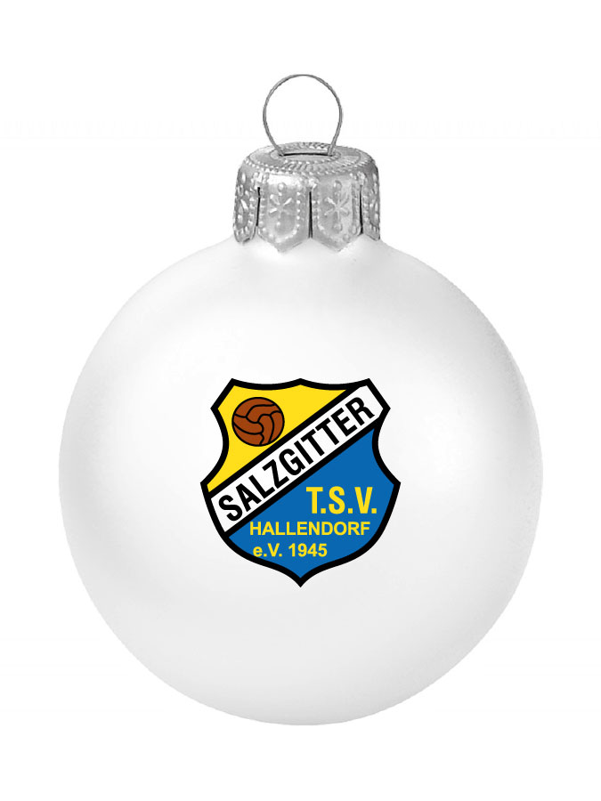 Weihnachtskugel Logo 8cm