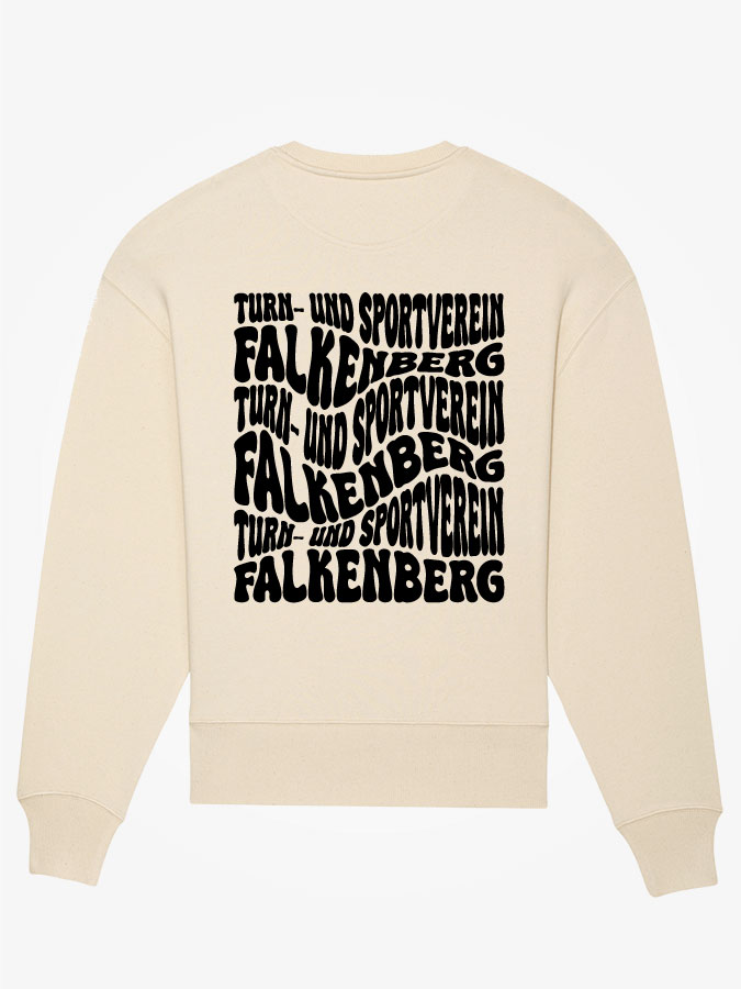 Sweatshirt Oversized Wavy Herren