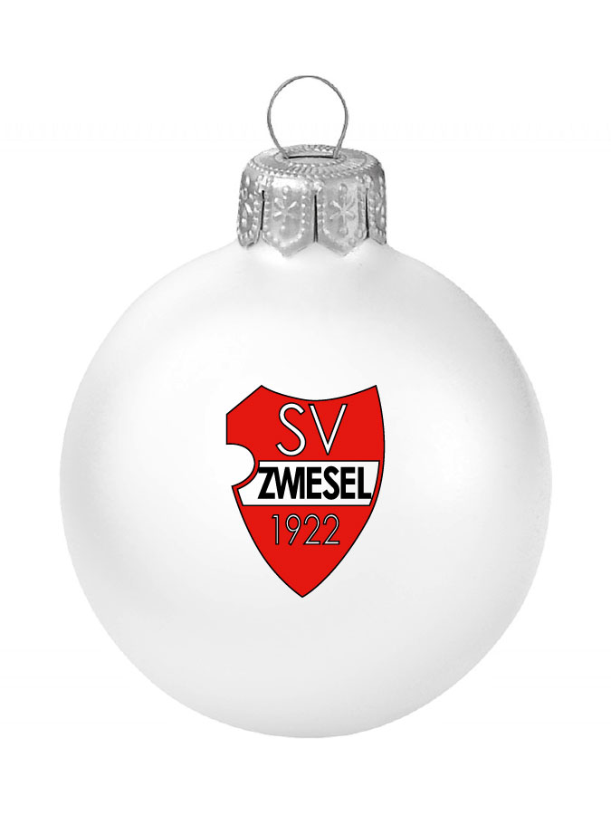 Weihnachtskugel Logo 8cm