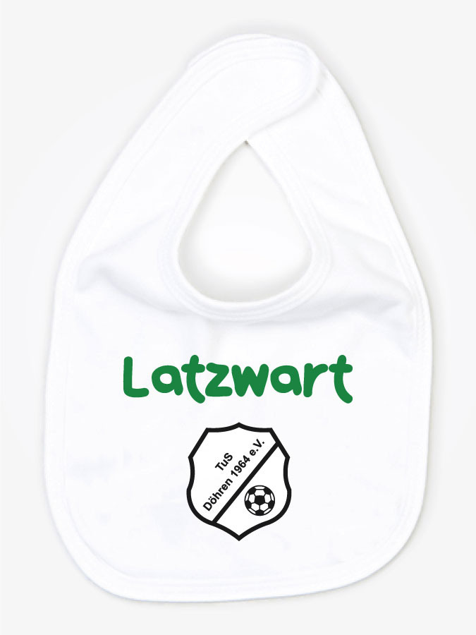 Babylätzchen Latzwart