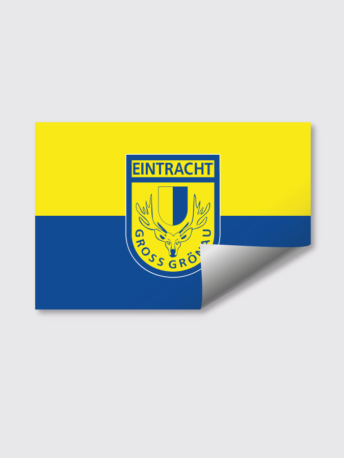 Aufkleber DIN A7 Logo