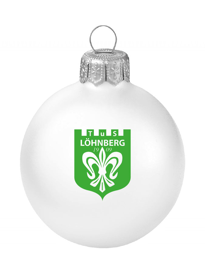Weihnachtskugel Logo 8cm